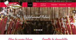 Desktop Screenshot of estaminetpalace.com